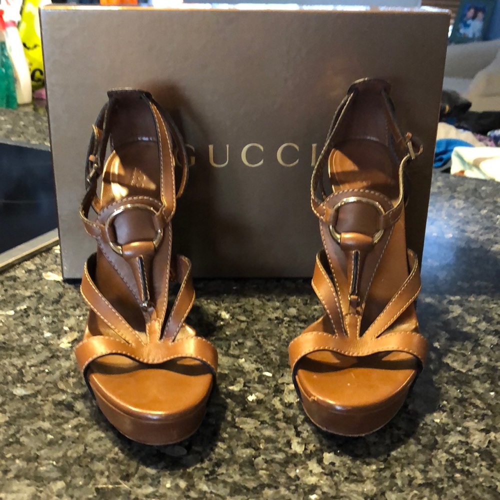 Gucci Leather High Heels